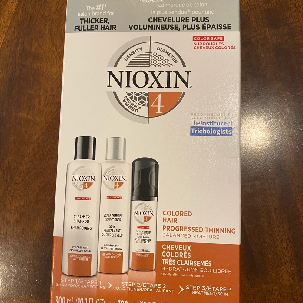 Nioxin Hair Color Scalp Care Kit System 4
Thinning Hair.